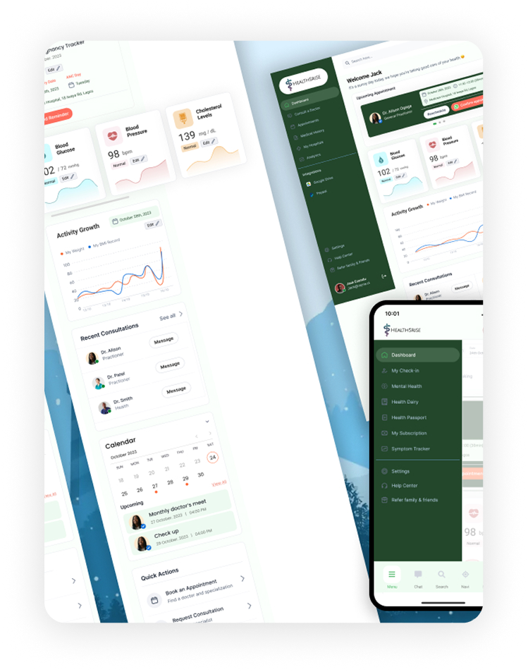 Uptime Dashboard project preview